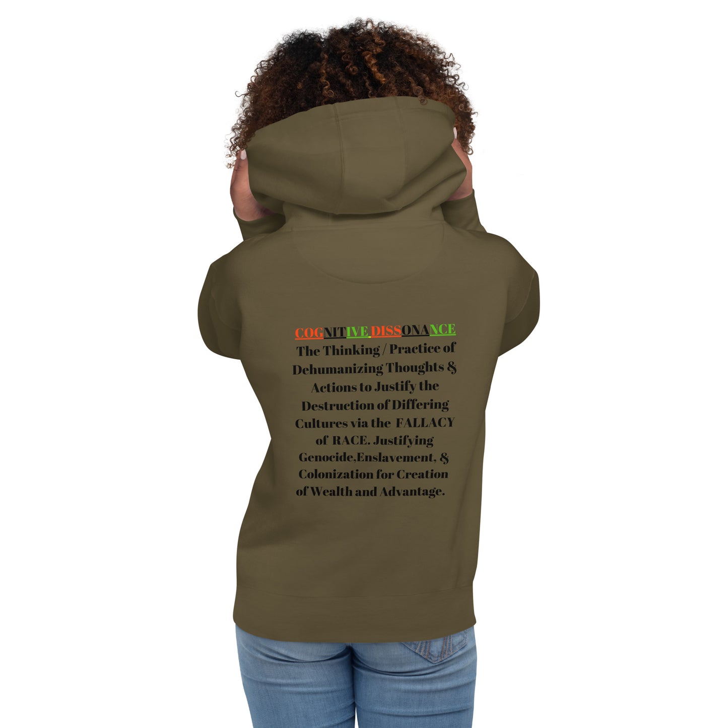 COGNITIVE DISSONANCE Unisex Hoodie by SobG Designs