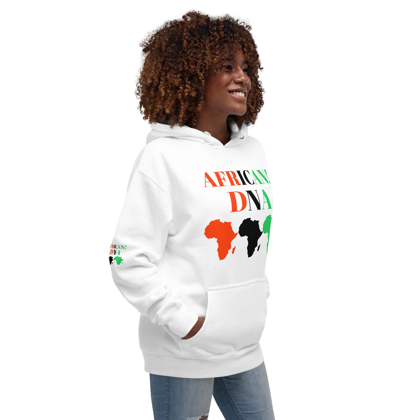AFRICAN! DNA Unisex Hoodie by SobG Designs