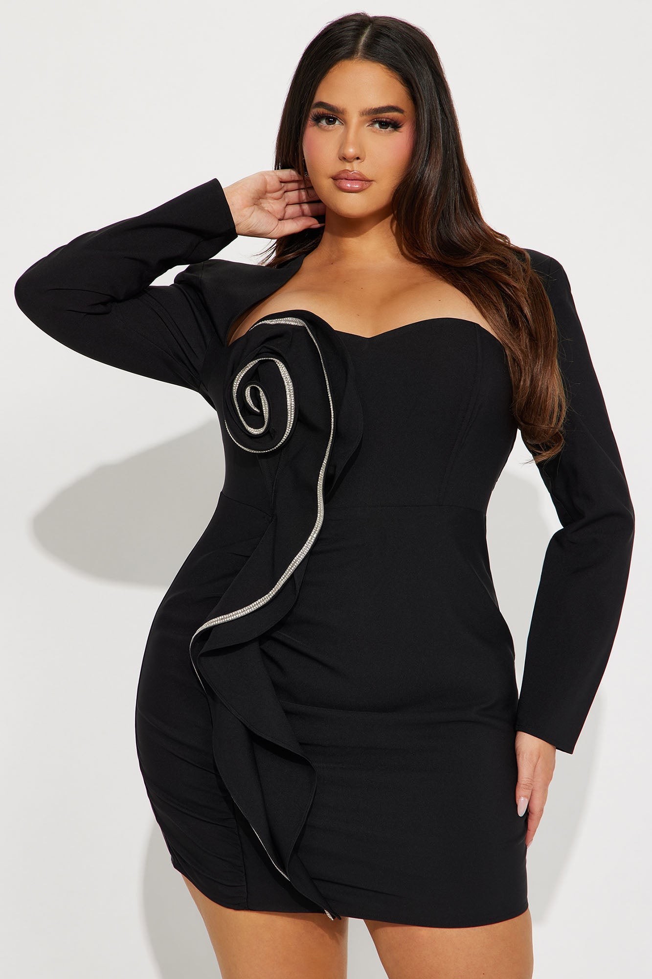 Scarlett Ruffle Mini Dress