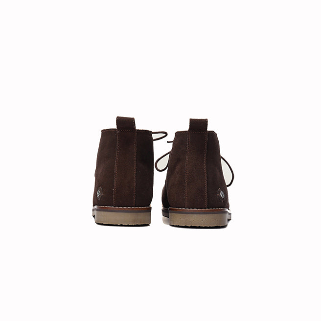 Hugo Mens Leather Boots Choco Brown-3