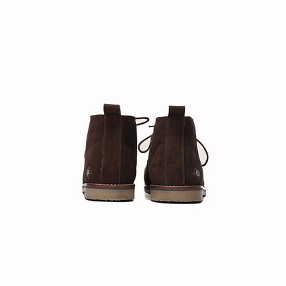 Hugo Mens Leather Boots Choco Brown-3