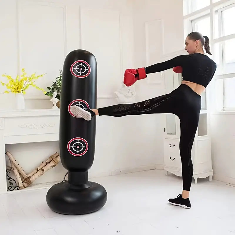 Ultimate Inflatable Punching Bag - Household PVC Boxing Column-3