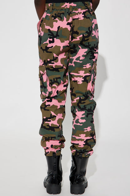 Mini Leave It Up To Me Cargo Joggers - Camouflage