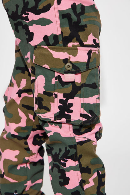 Mini Leave It Up To Me Cargo Joggers - Camouflage