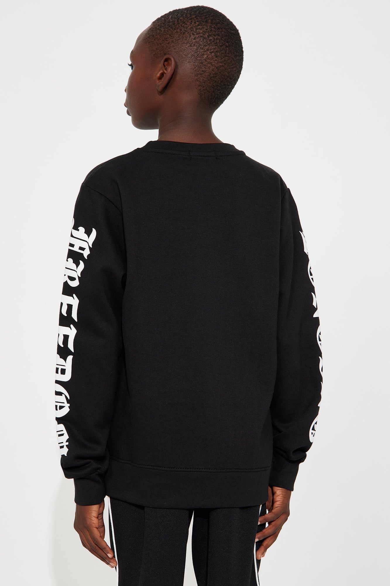 Mini Longing For Freedom Fleece Sweatshirt - Black