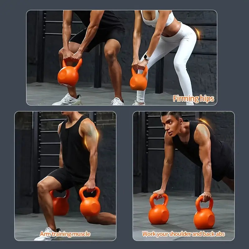 1pc 15lbs Kettlebell for Fitness and Strength Training-2