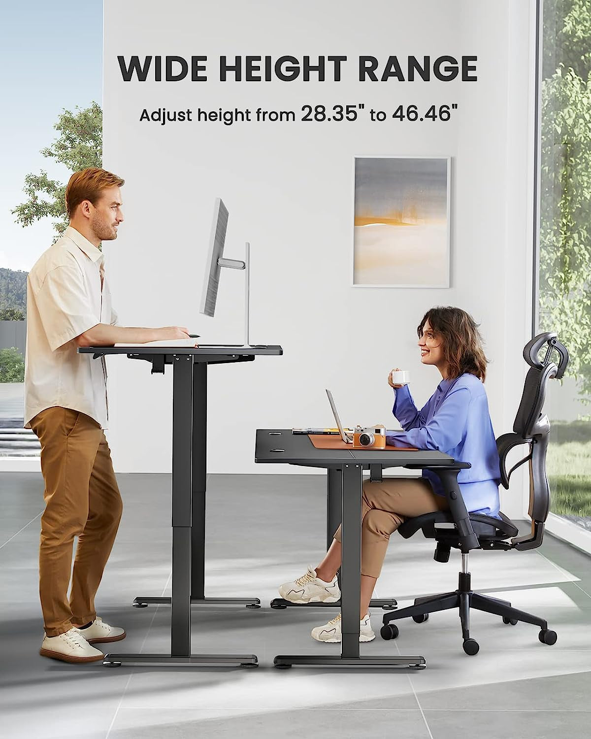 Adjustable Electric Standing Desk for Home Office-3
