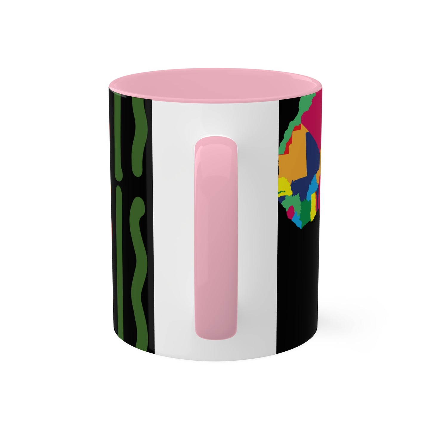 THE AFRICA MAP Colorful Mugs, 11oz by SobG Designs