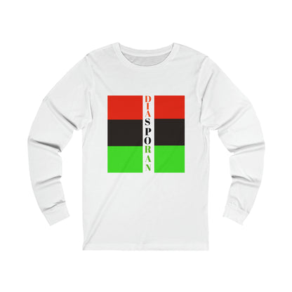 DIASPORAN Unisex Jersey Long Sleeve Tee by SobG Designs