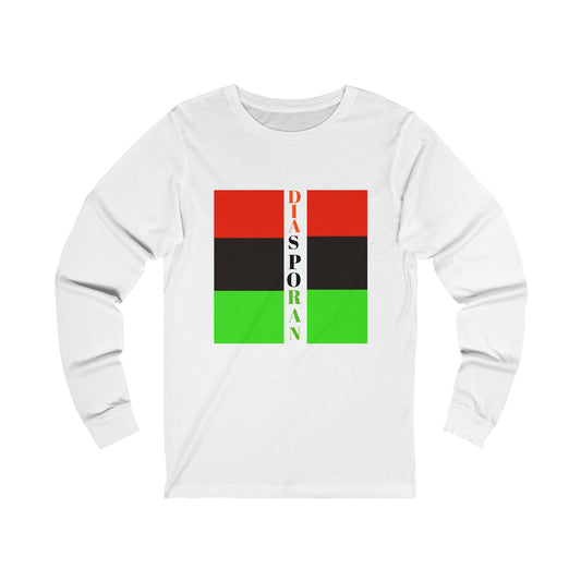 DIASPORAN Unisex Jersey Long Sleeve Tee by SobG Designs