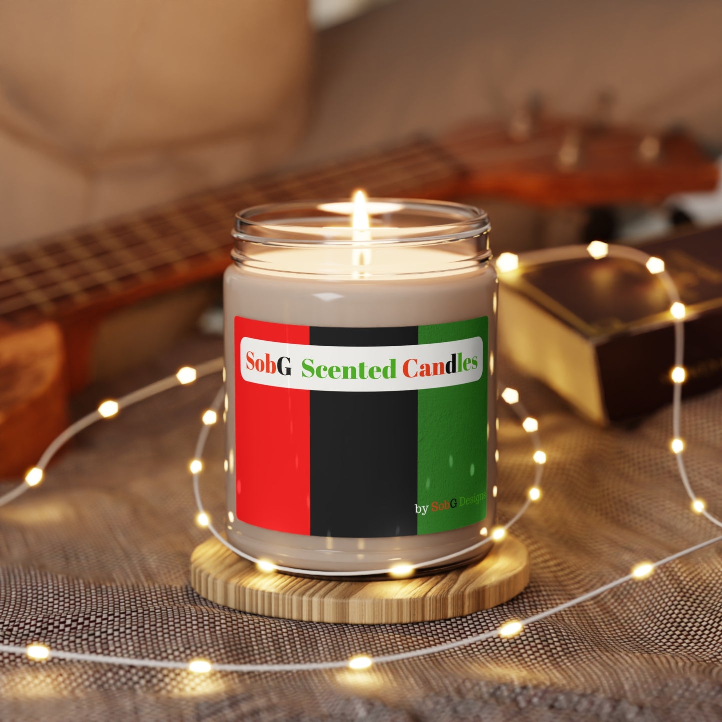 Custom Scented Soy Candles, 9 oz by SobG Designs