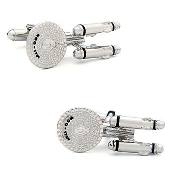 Men's Cufflinks, Inc. Star Trek Starship Enterprise Cufflinks