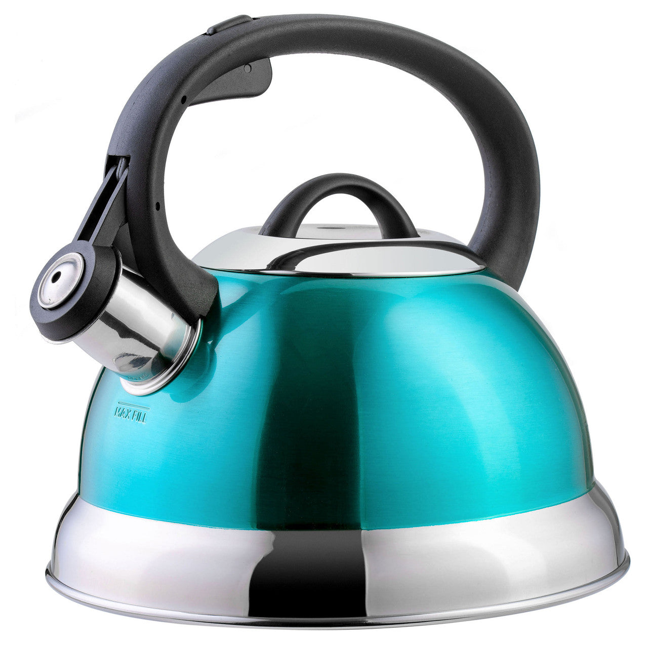 Mr. Coffee Flintshire 1.75 Quart Whistling Stovetop Tea Kettle in Turquoise-0