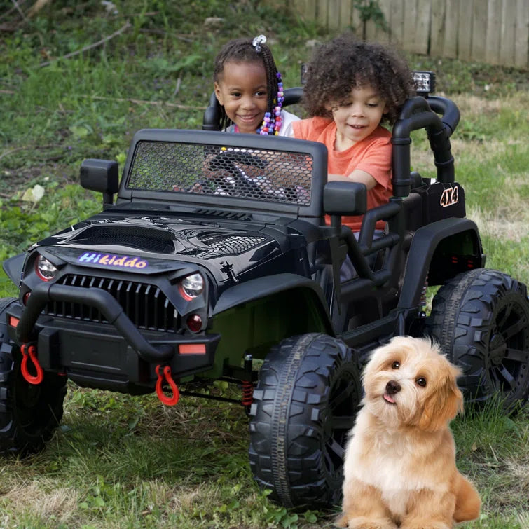 12V Kids Ride on Truck, 2 Seater Powered Ride on Car with Remote Control12V Kids Ride on Truck, 2 Seater Powered Ride on Car with Remote Control
