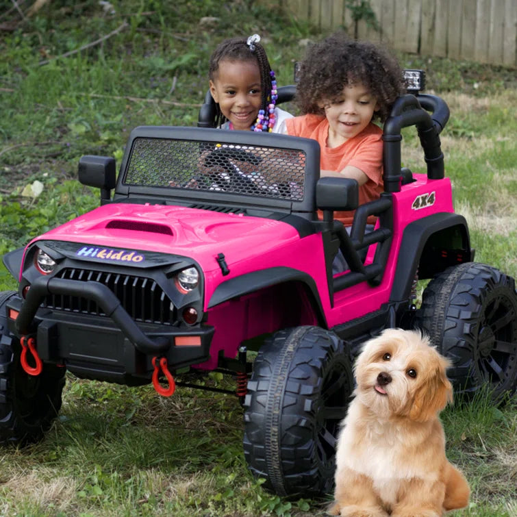 12V Kids Ride on Truck, 2 Seater Powered Ride on Car with Remote Control12V Kids Ride on Truck, 2 Seater Powered Ride on Car with Remote Control