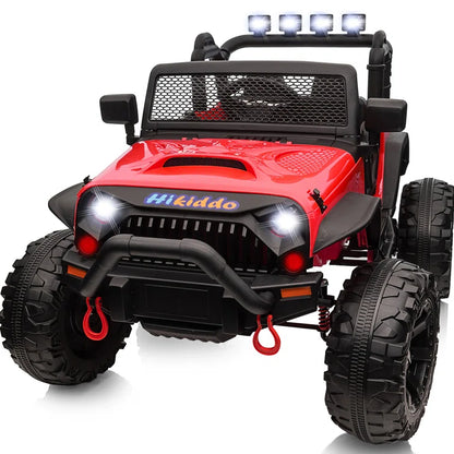 12V Kids Ride on Truck, 2 Seater Powered Ride on Car with Remote Control12V Kids Ride on Truck, 2 Seater Powered Ride on Car with Remote Control