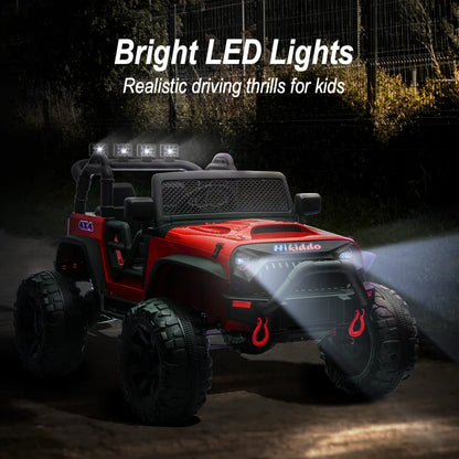 12V Kids Ride on Truck, 2 Seater Powered Ride on Car with Remote Control12V Kids Ride on Truck, 2 Seater Powered Ride on Car with Remote Control