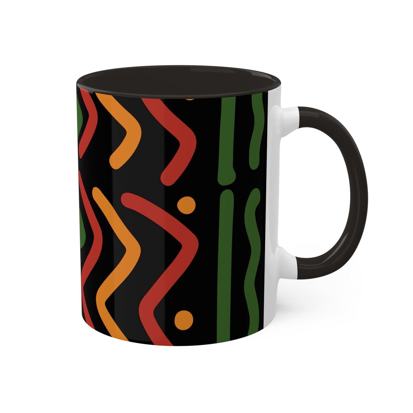 THE AFRICA MAP Colorful Mugs, 11oz by SobG Designs