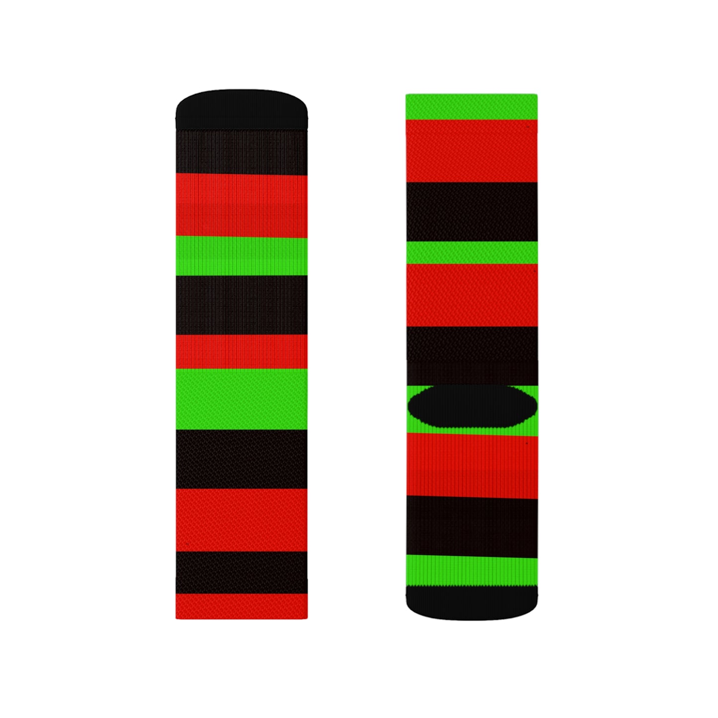 PAN AFRICAN COLORS Sublimation Socks by SobG Designs