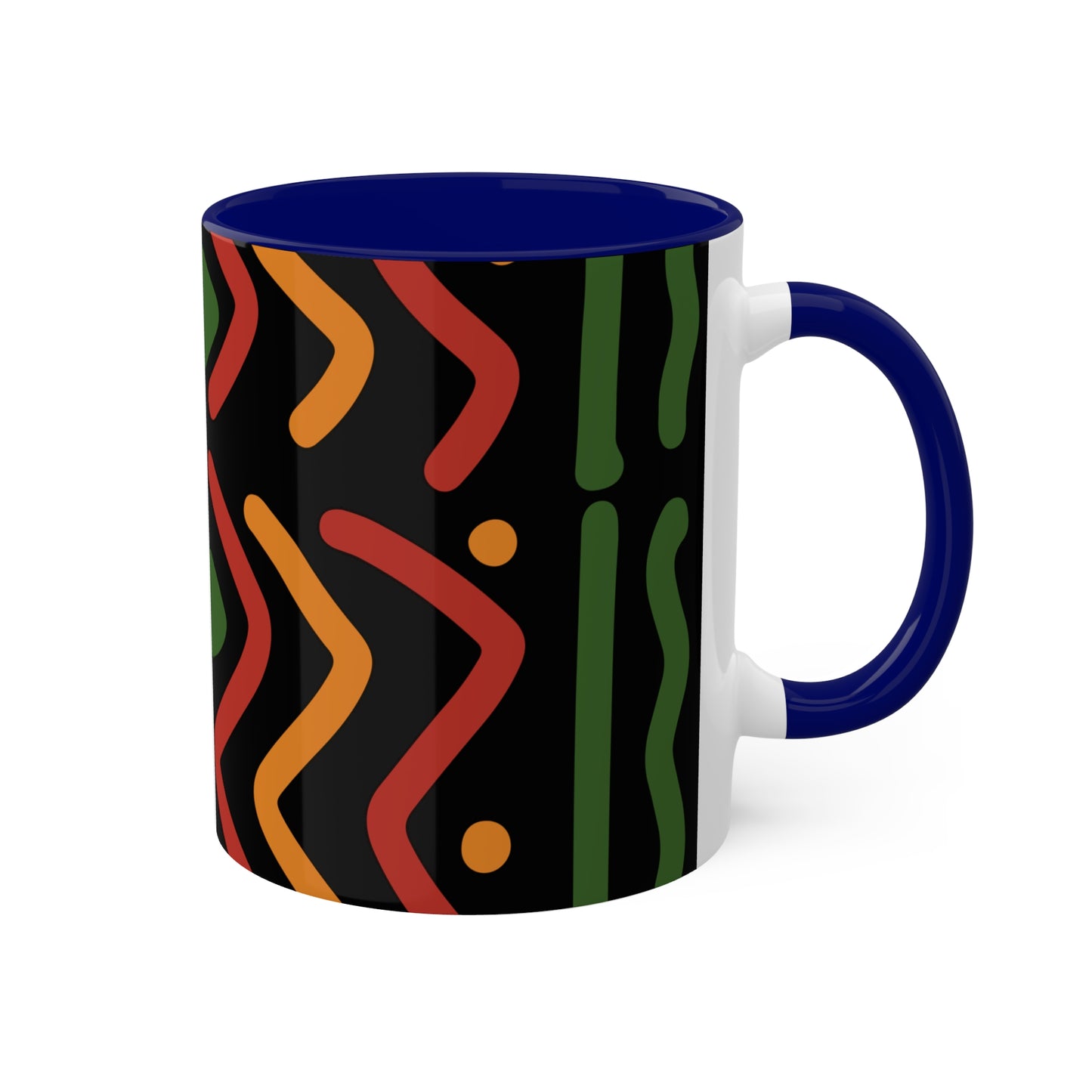 THE AFRICA MAP Colorful Mugs, 11oz by SobG Designs