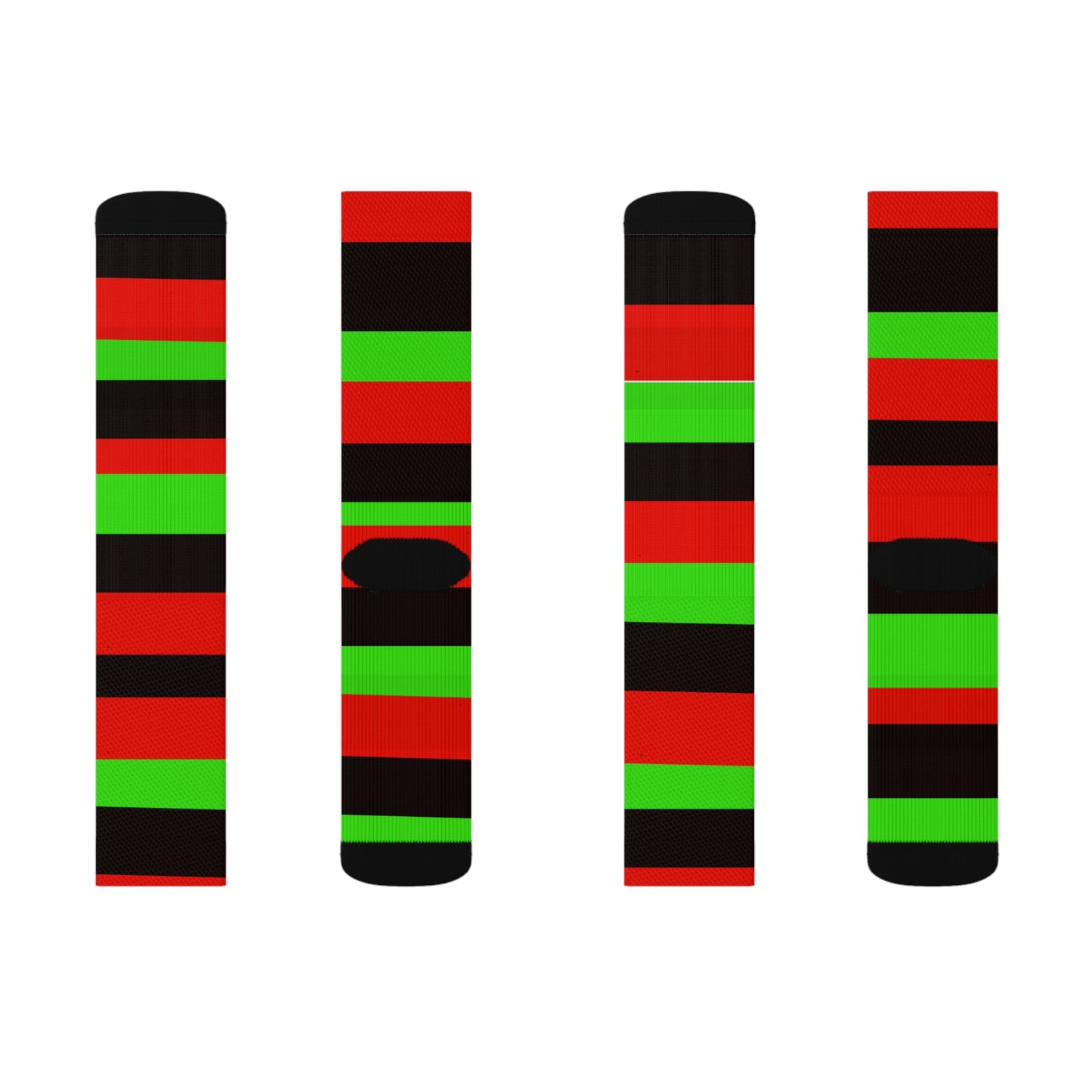 PAN AFRICAN COLORS Sublimation Socks by SobG Designs