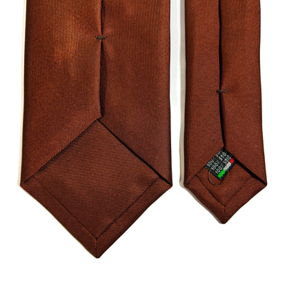 Cream Yellow English Printed Twill Silk Tie-3