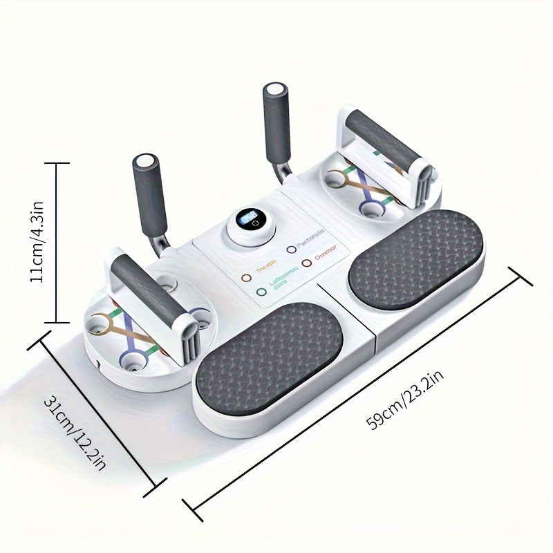 Push-Up Bar with Bands & Timer-1