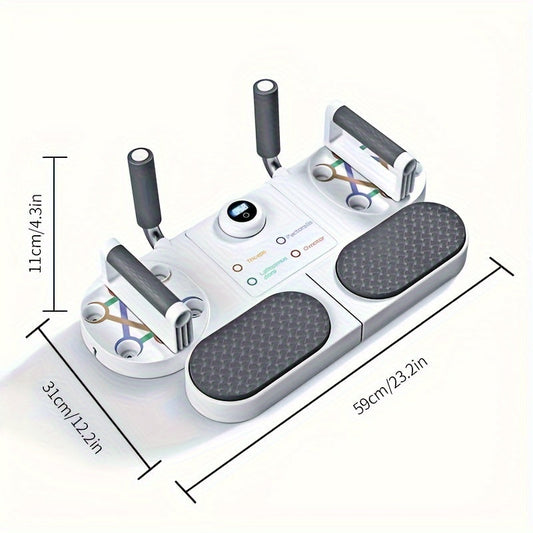 Push-Up Bar with Bands & Timer-1
