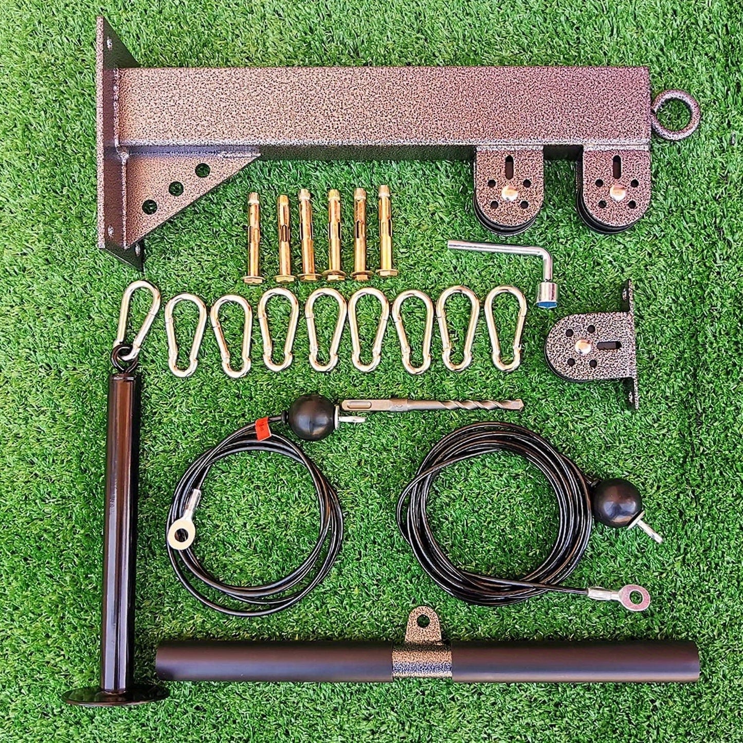 Wall Mounted Cable Pulley Gym System-1