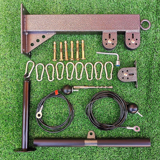 Wall Mounted Cable Pulley Gym System-1