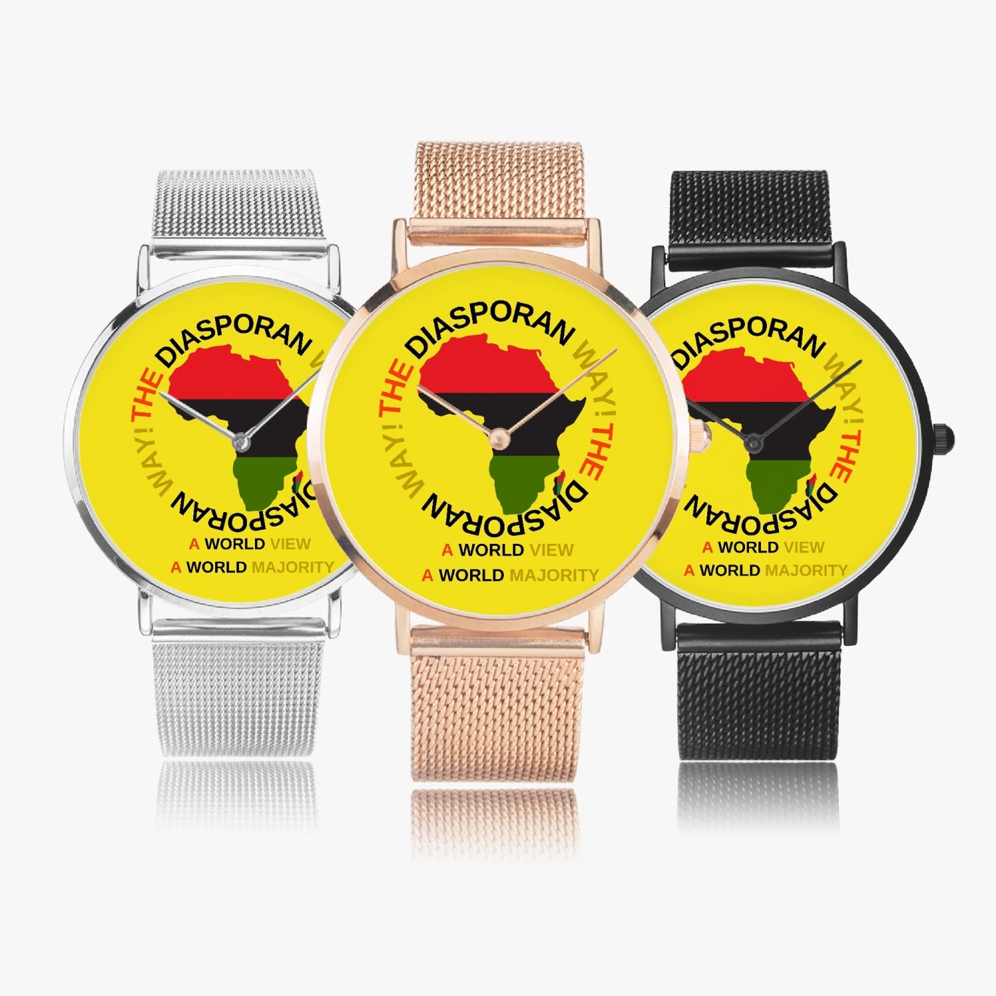 169. Fashion Ultra-thin Stainless Steel Quartz Watch by SobG Designs