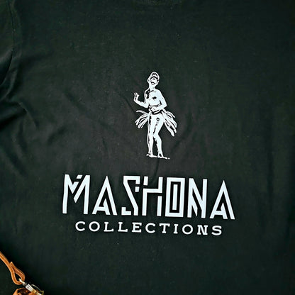 Africa Print Detailed T-Shirt | Bogolan Print Detail and Pocket-1