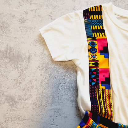 Matching T-shirt and Circle Skirt Set for Kids-2