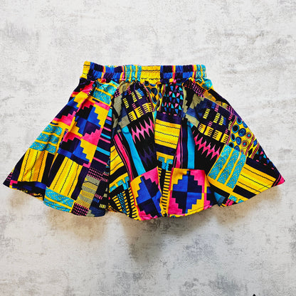 Toddler Cirle Skirt | Ankara Skirt for Girls | Flowy Playful Skirt-0