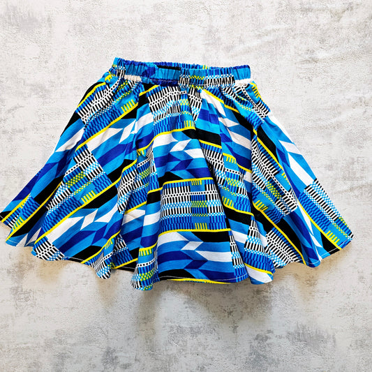 Toddler Cirle Skirt | Ankara Skirt for Girls | Flowy Playful Skirt-0
