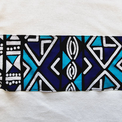 Kids T-shirt with African Ankara Print Detail | 100% cotton-2