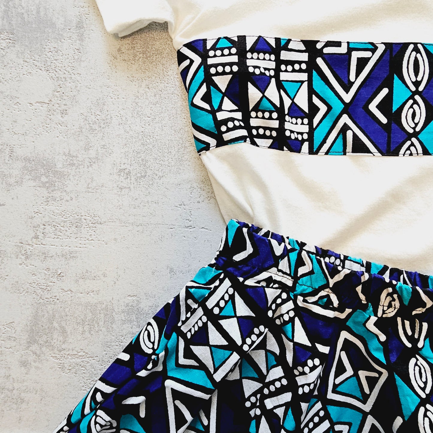 Matching T-shirt and Circle Skirt Set for Kids-3