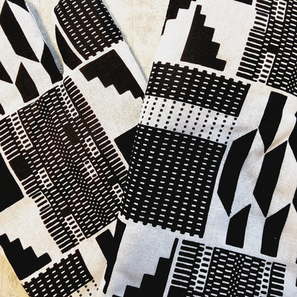 Set of 2 Oven Gloves Handmade "Mudcloth" Bogolan Print Inspired African Print-1