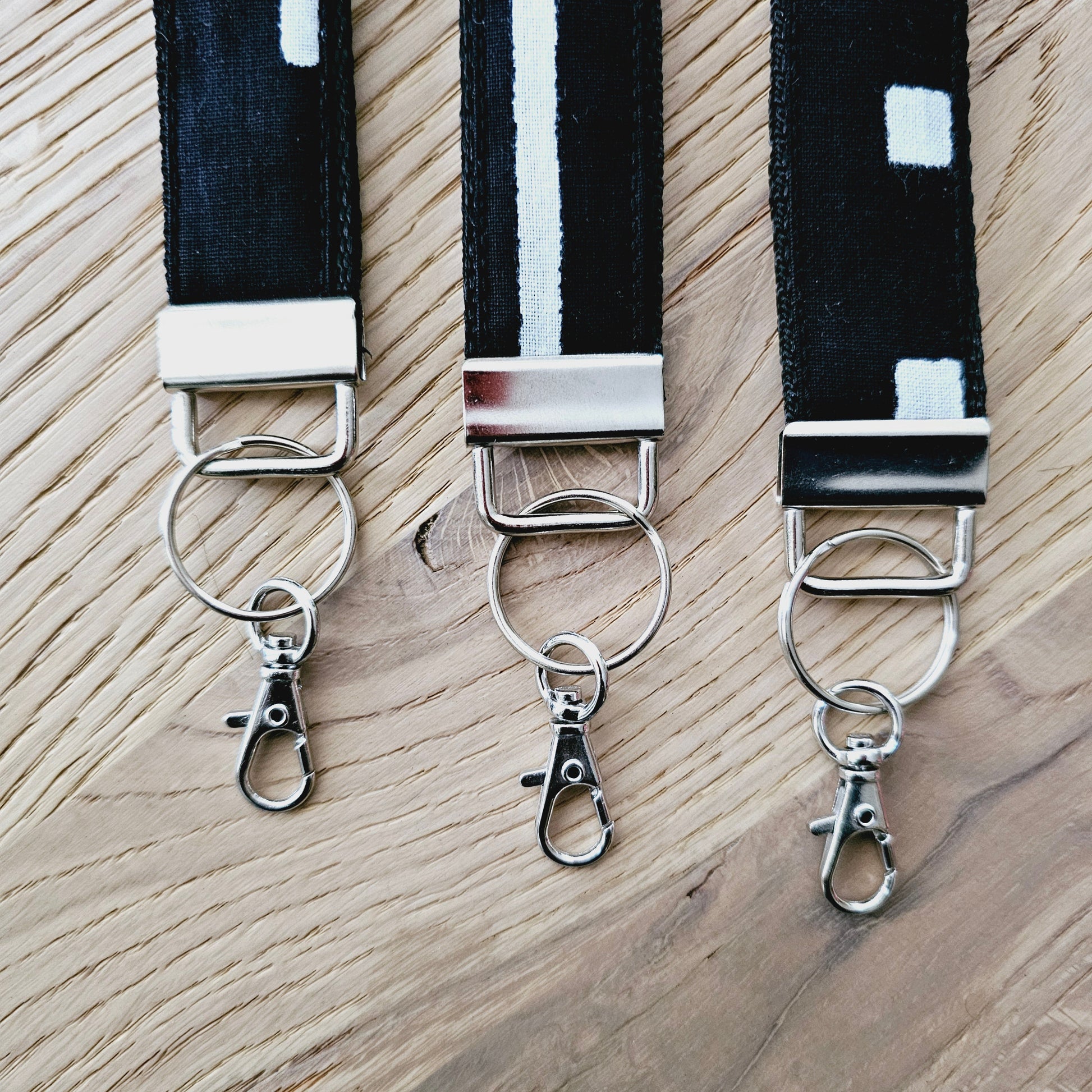 Set of 3 African Print  Key Fobs | Wristlet | Key Holder-2