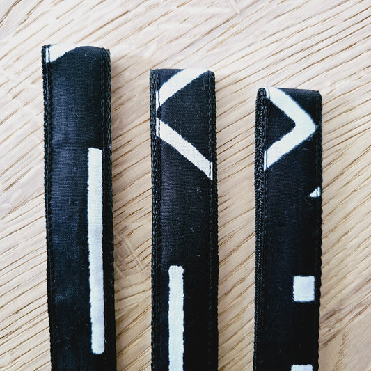 Set of 3 African Print  Key Fobs | Wristlet | Key Holder-1