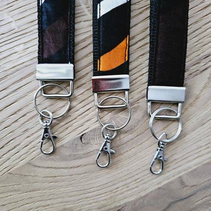 Set of 3 African Print  Key Fobs | Wristlet | Key Holder-2