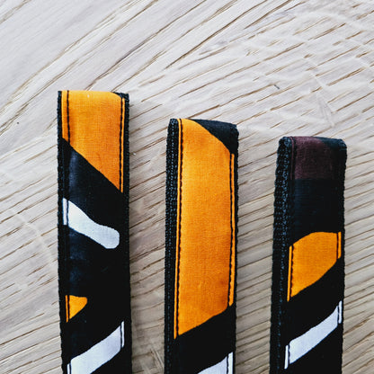 Set of 3 African Print  Key Fobs | Wristlet | Key Holder-1