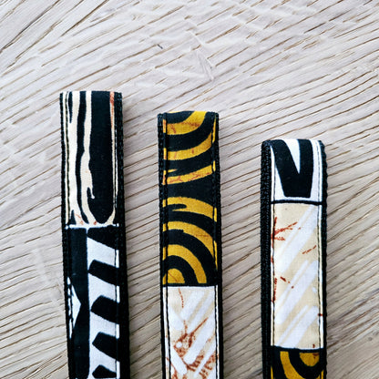 Set of 3 African Print  Key Fobs | Wristlet | Key Holder-1