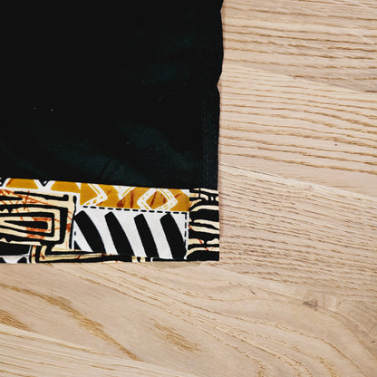 Cotton Pull-on Shorts with African Print Detail for Toddlers and Teens-3