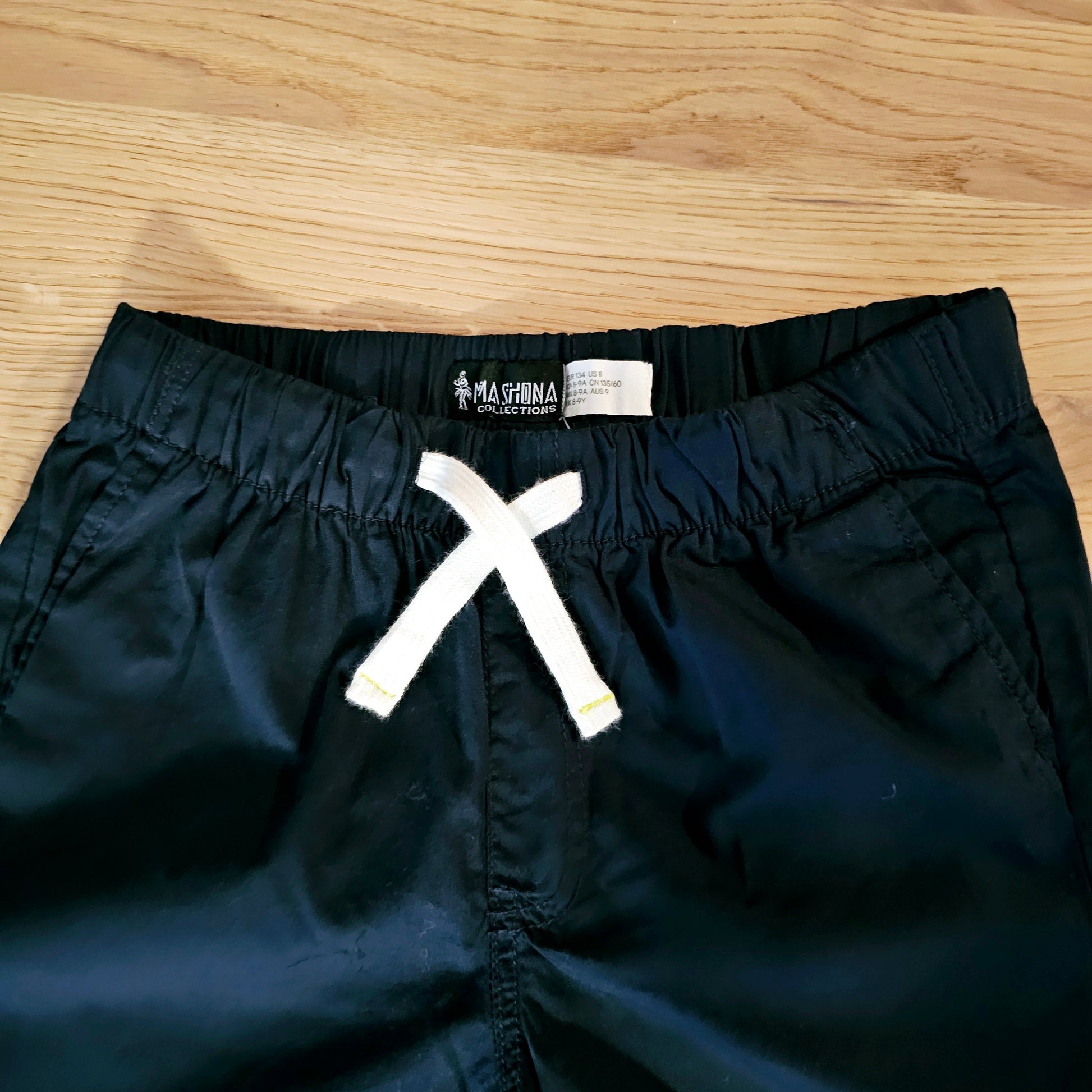 Cotton Pull-on Shorts with African Print Detail for Toddlers and Teens-1