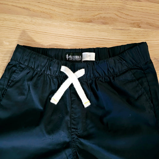 Cotton Pull-on Shorts with African Print Detail for Toddlers and Teens-1