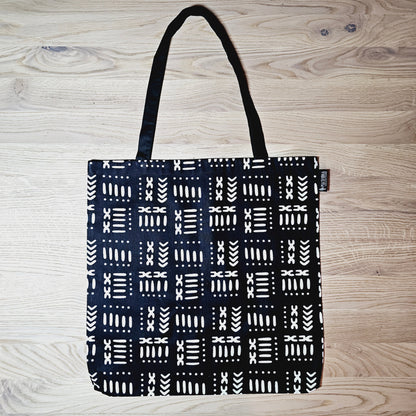 Handmade Tote Bag African Print  | Beach Bag | Shopping Bag-0