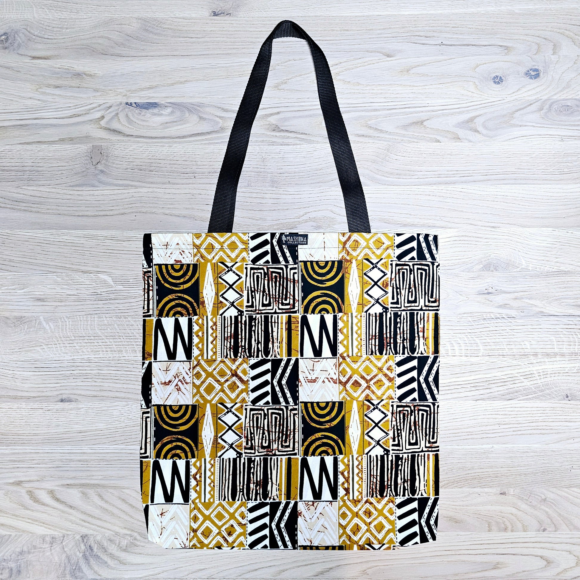 Handmade Tote Bag African Print  | Beach Bag | Shopping Bag |-0