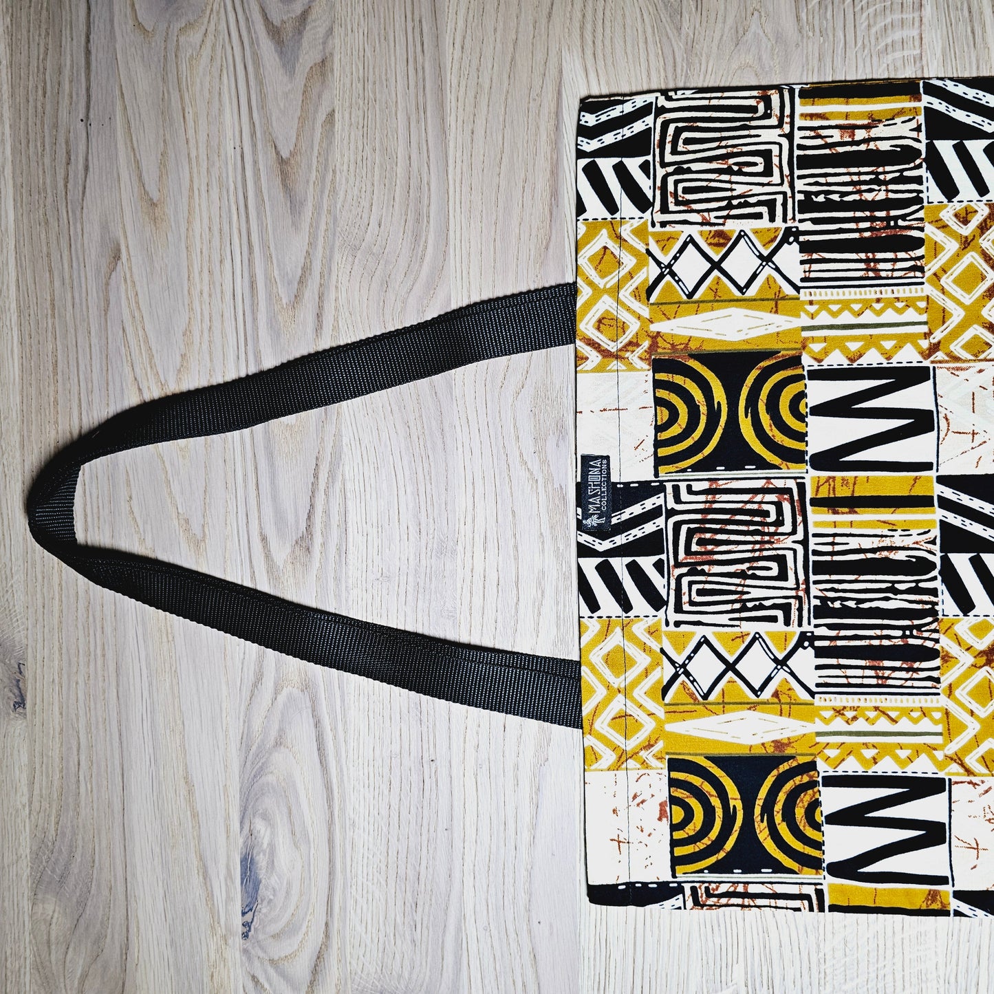 Handmade Tote Bag African Print  | Beach Bag | Shopping Bag |-3