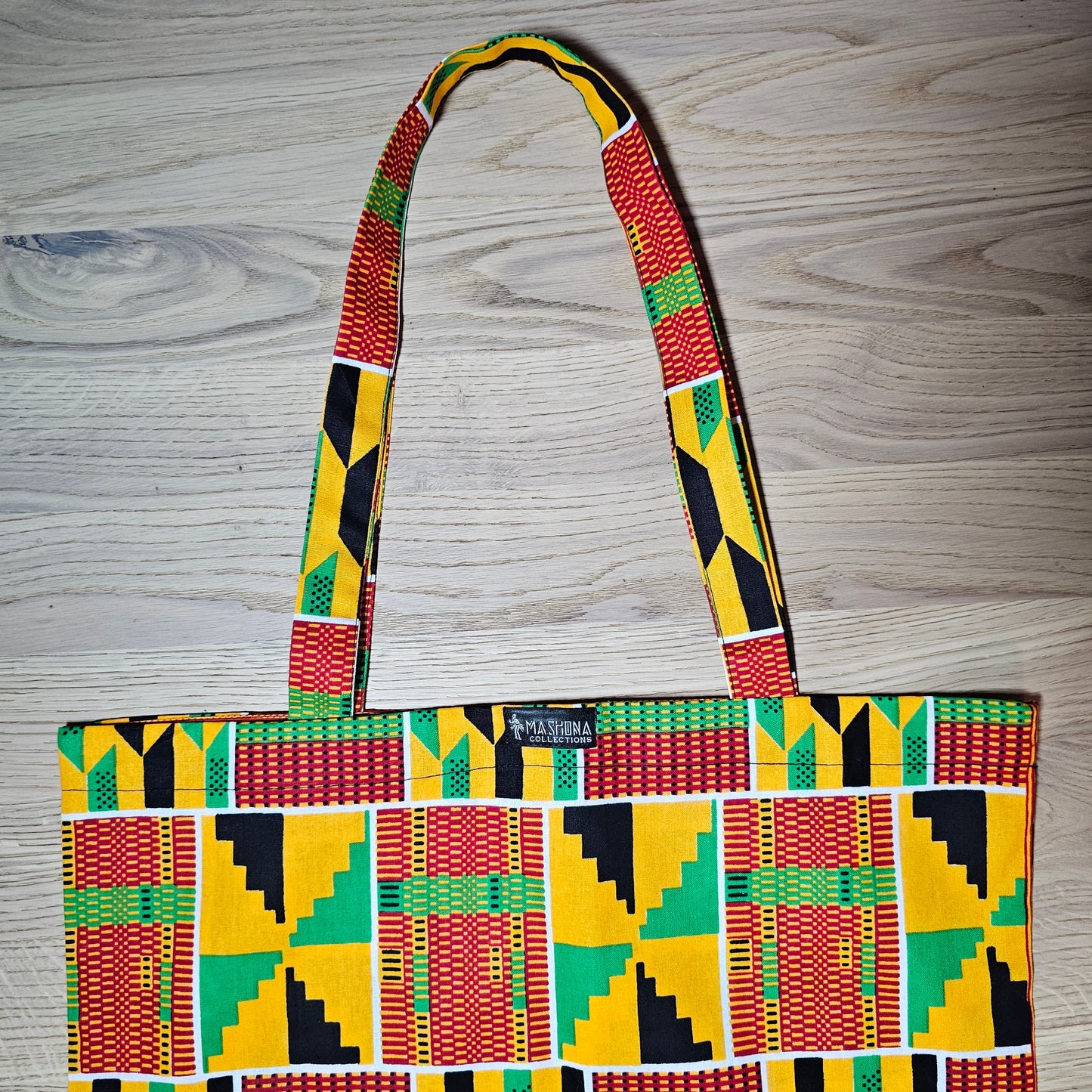 Handmade Tote Bag African Print  | Beach Bag | Shopping Bag-1